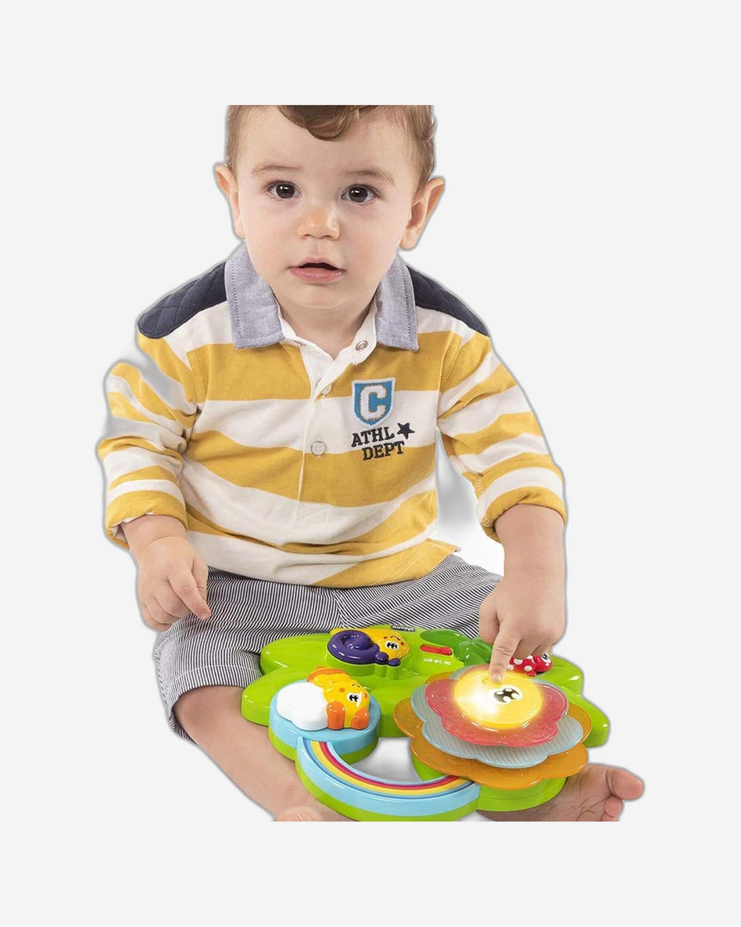 لعبة فرز وتكديس الزهور الحسية من تشيكو، من عمر 6 أشهر إلى 36 شهرًا