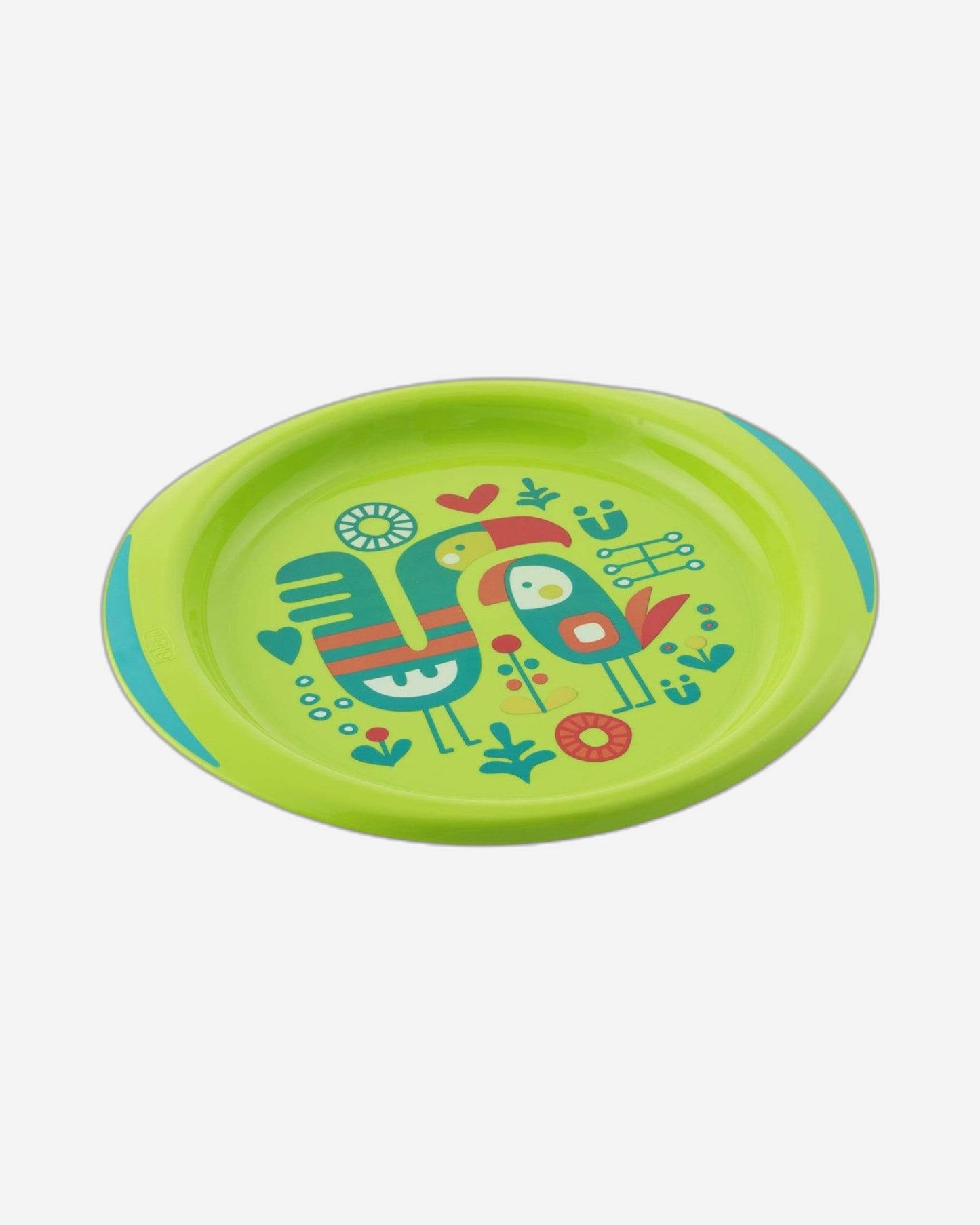 طقم أطباق للأطفال من عمر 12 شهرًا فما فوق باللون الوردي