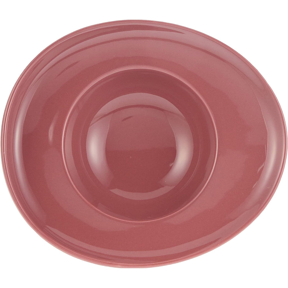 طبق معكرونة مسطح ٢٤ سم - بنفسجي لامع | أدوات مطبخ أنيقة ومتينة