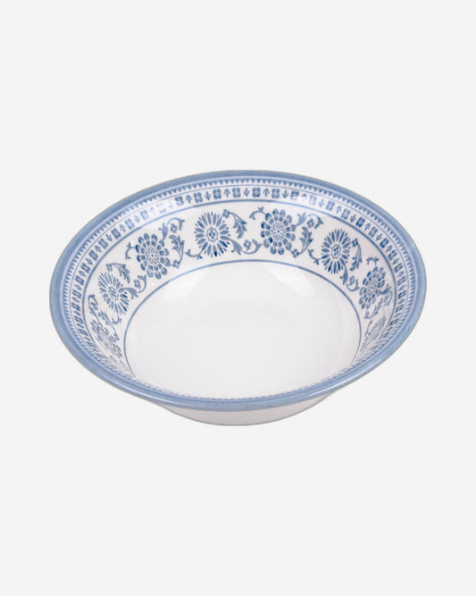 وعاء حبوب الإفطار من الخزف من Claytan Plethora مقاس 6 بوصات (رمادي وأبيض، مجموعة من قطعة واحدة)