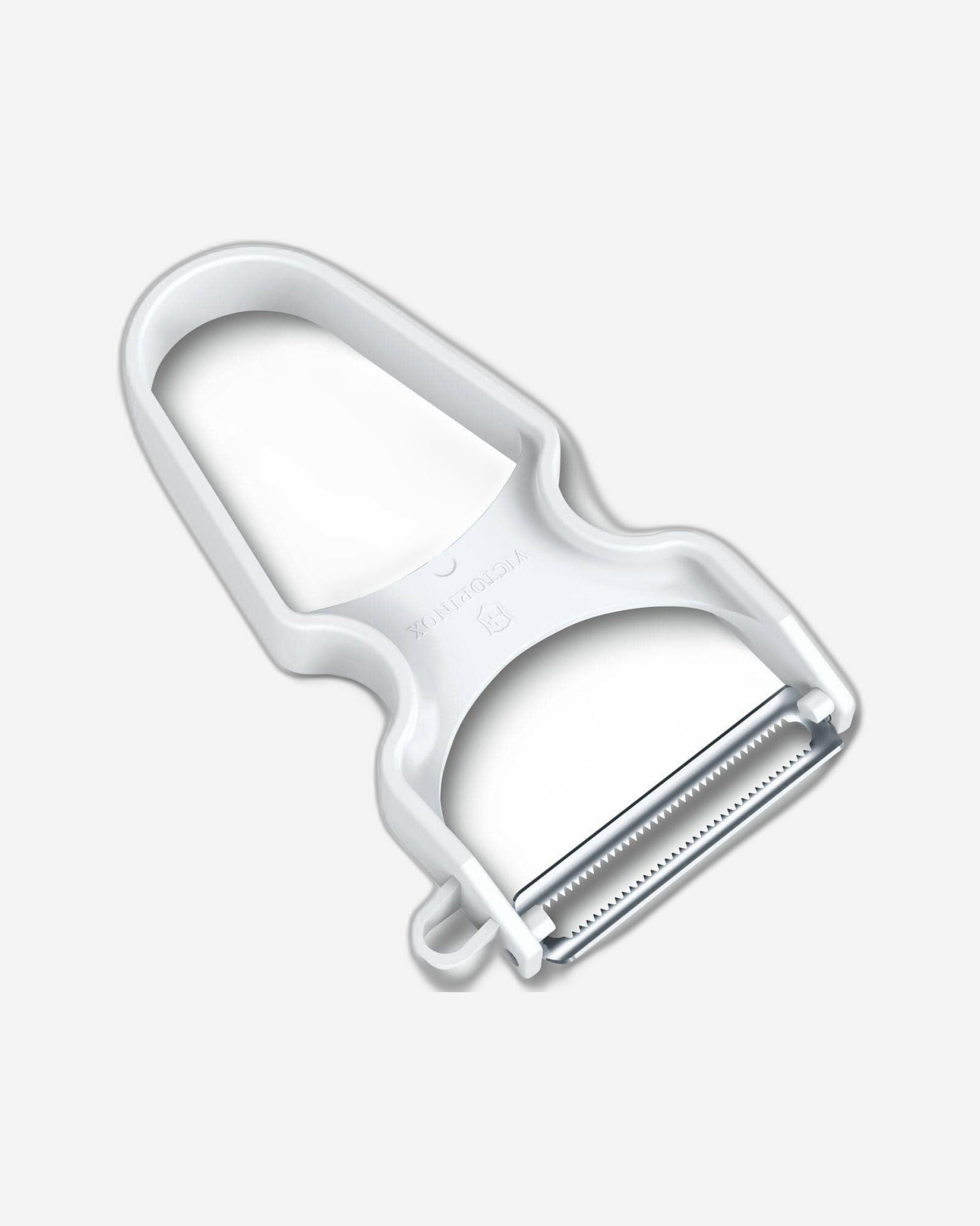 مقشرة فيكتورينوكس سريعة التقشير ذات الحافة المسننة باللون الأبيض - 6.0933