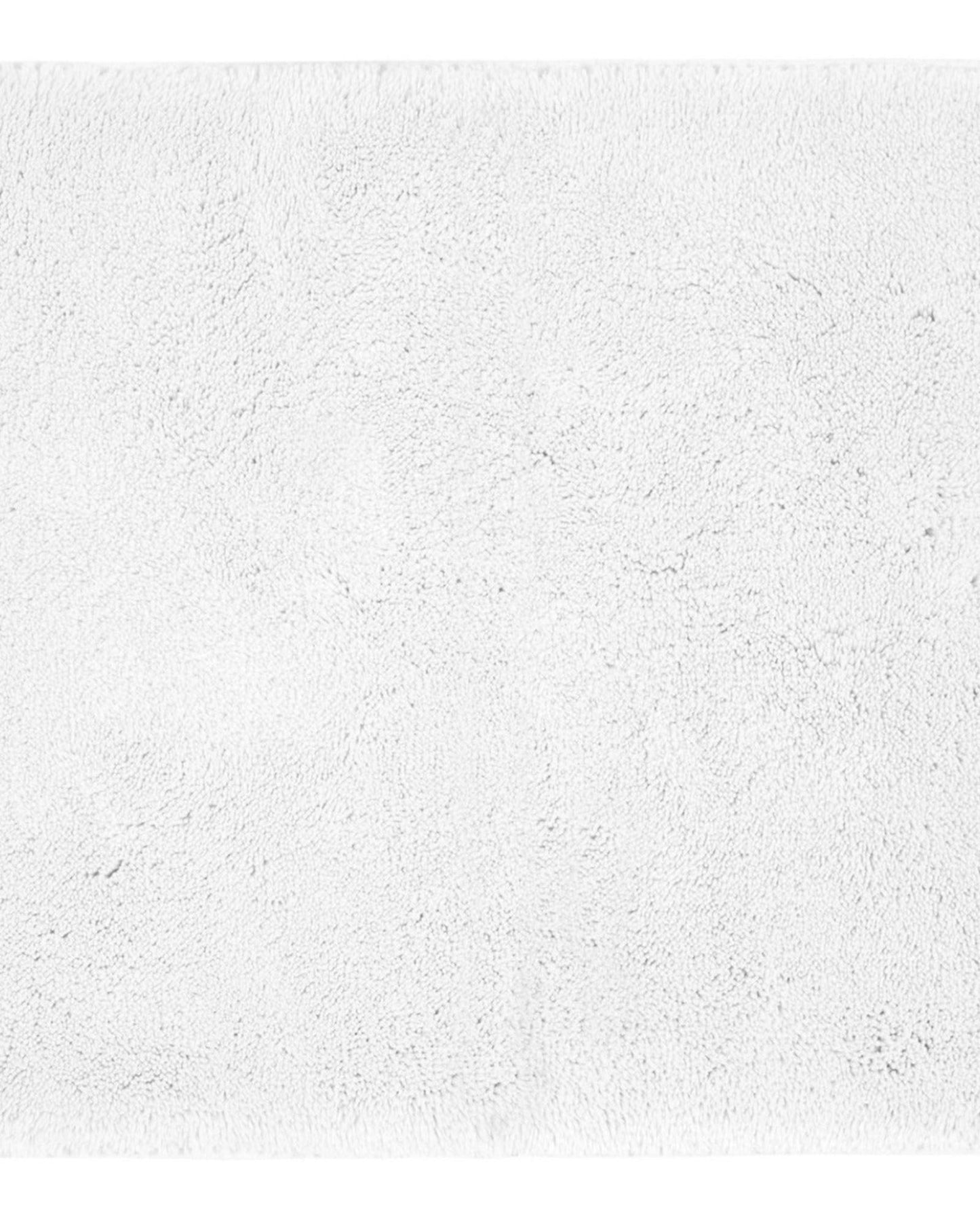 سجادة حمام كريستي ذات وبر كثيف أبيض