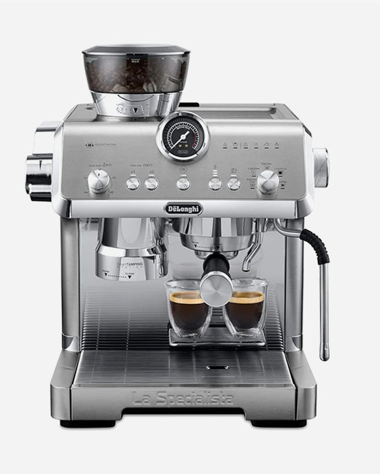 ديلونجي LA SPECIALISTA OPERA + مزيل الترسبات وحبوب القهوة صغير الحجم ECODECALK مجانًا