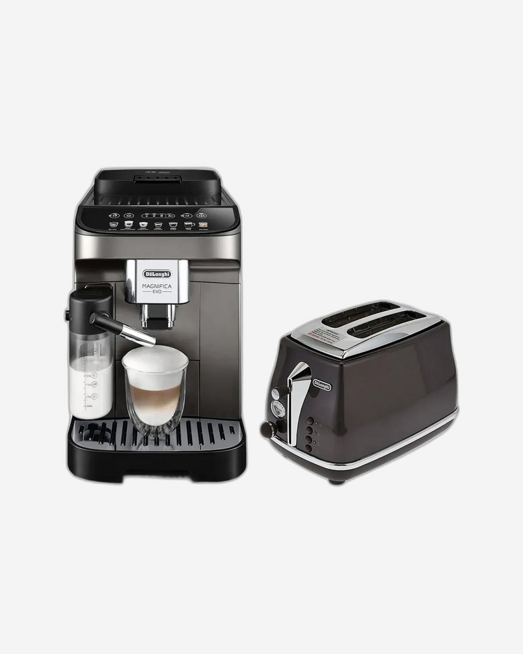 ديلونجي ماجنيفيكا إيفو + محمصة شرائح أيقونية مجانية