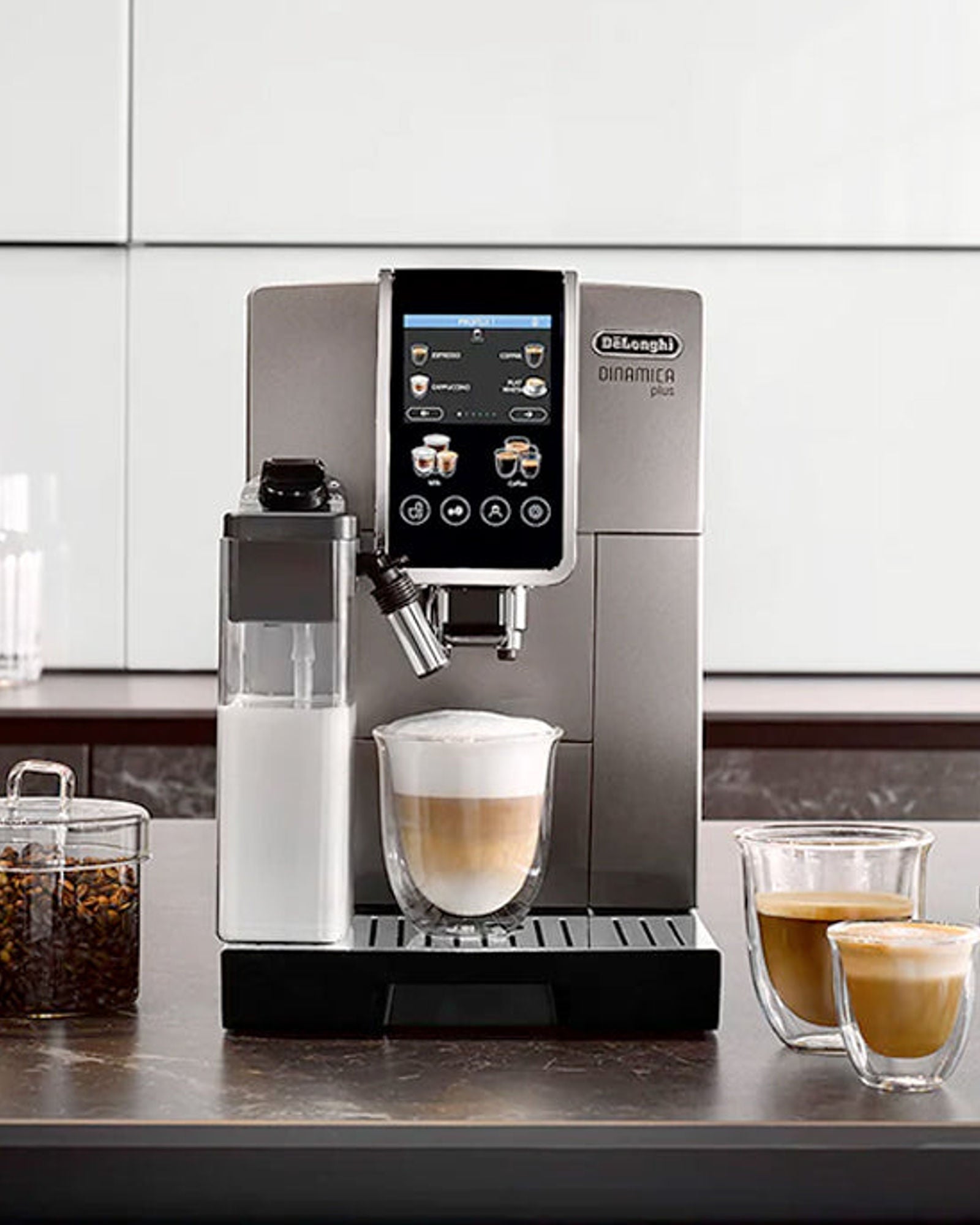 ماكينة القهوة ديلونجي ديناميكا بلس الأوتوماتيكية