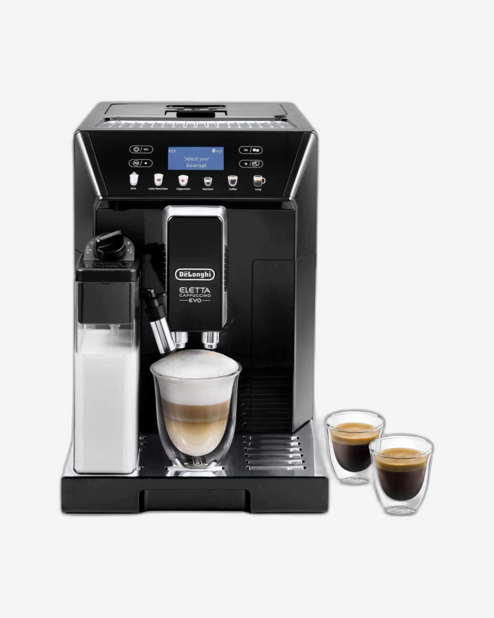 ماكينة القهوة ديلونجي إليتا كابتشينو إيفو الأوتوماتيكية