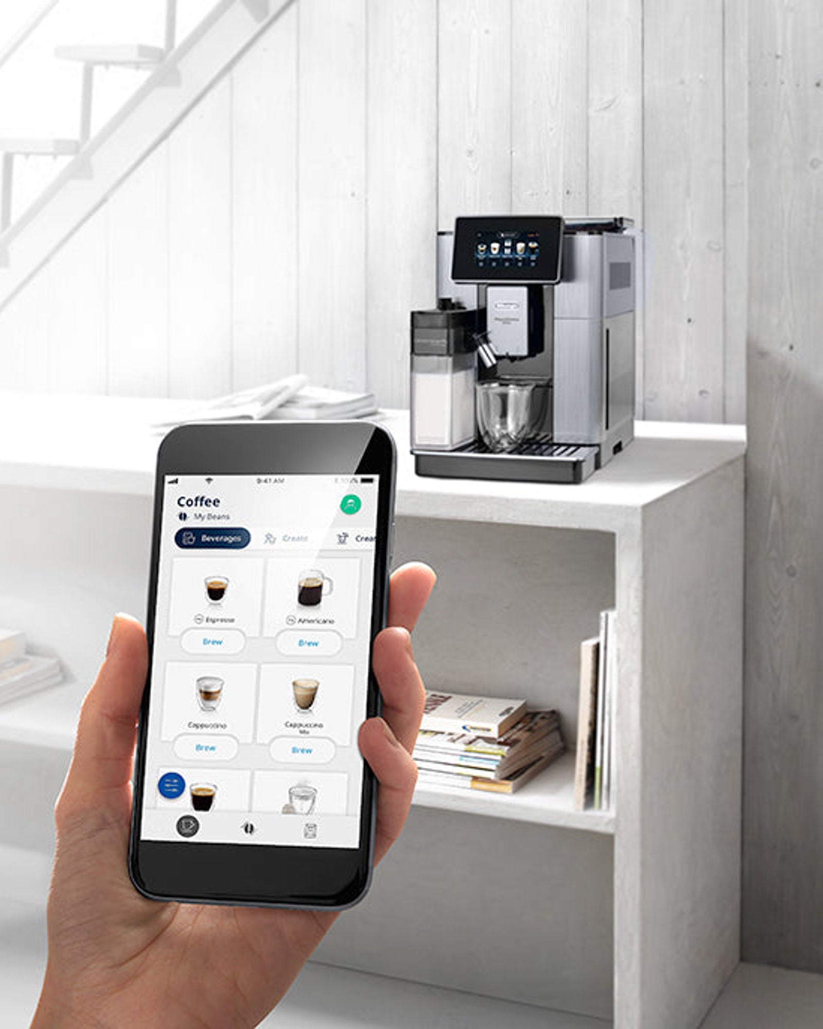 ماكينة القهوة ديلونجي بريمادونا سول الأوتوماتيكية