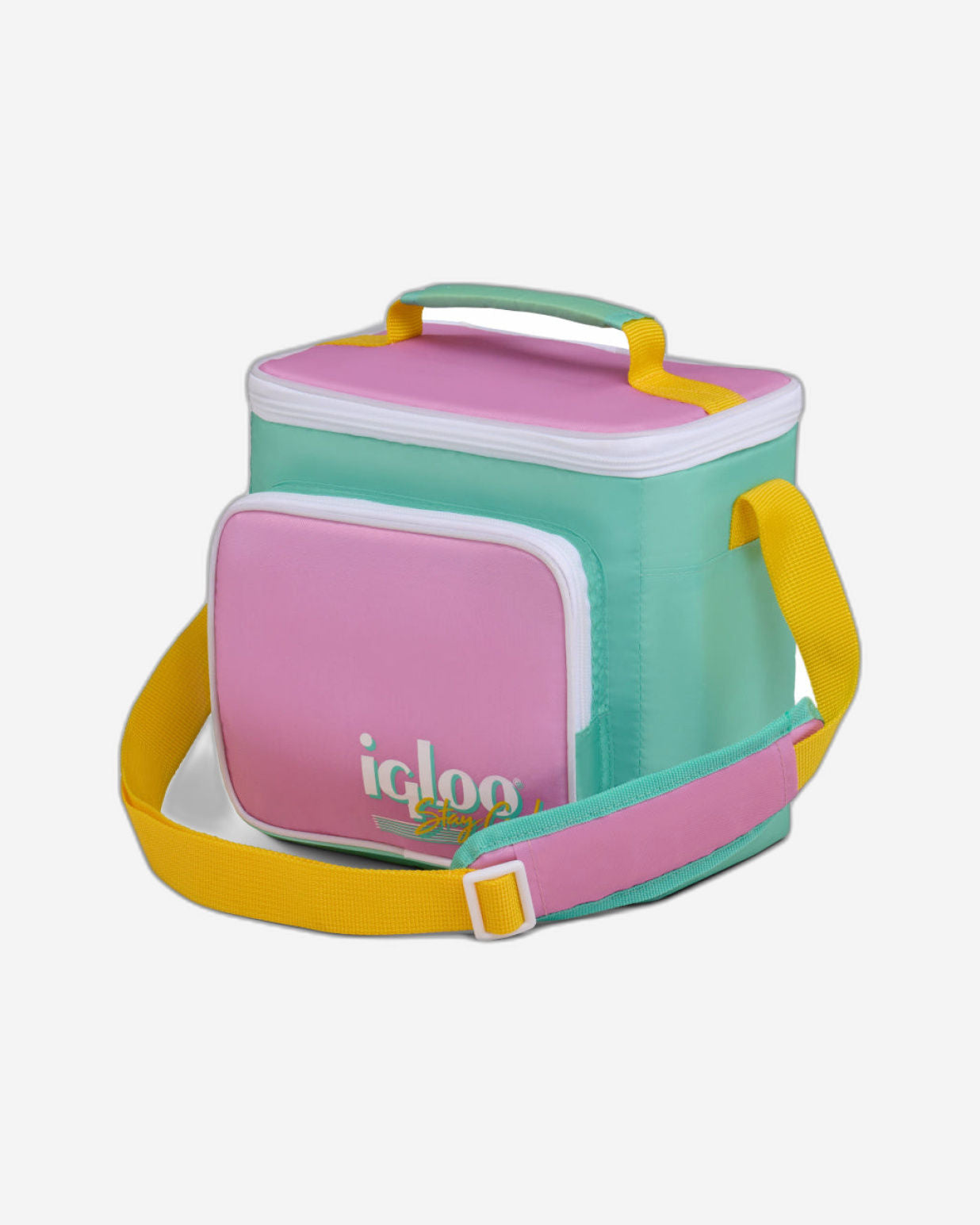 حقيبة غداء إيجلو ريترو مربعة مبردة - شاي الورد