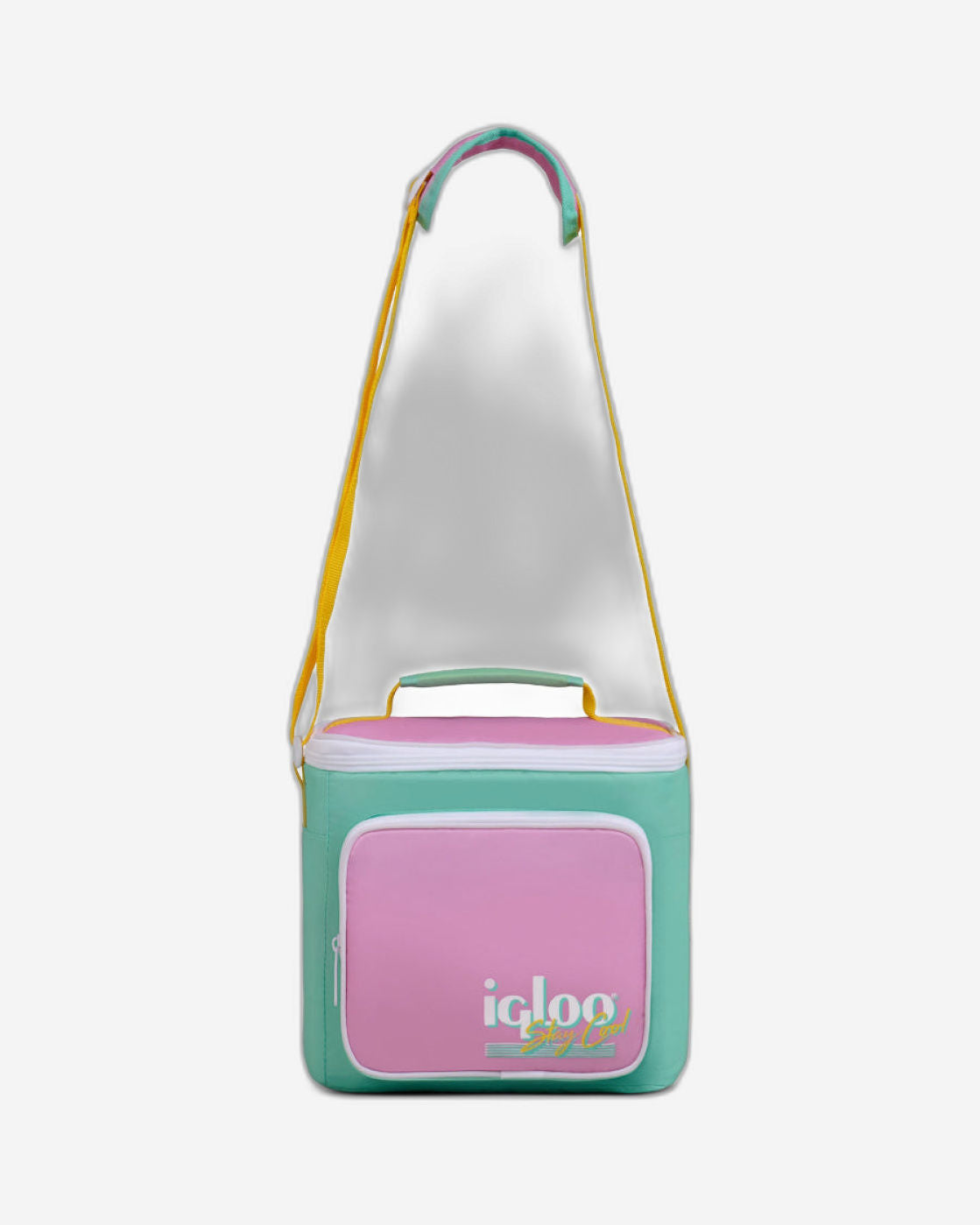 حقيبة غداء إيجلو ريترو مربعة مبردة - شاي الورد