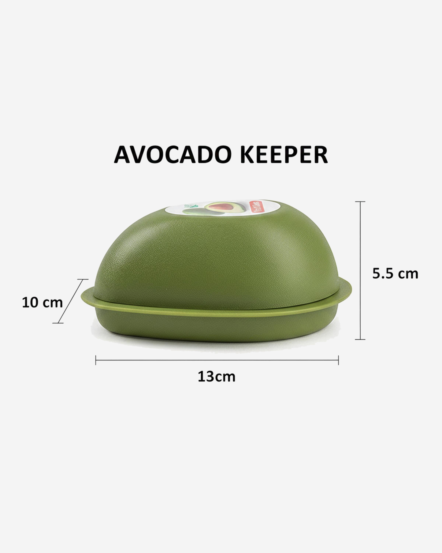 Plastic Forte Avocado Keeper Green