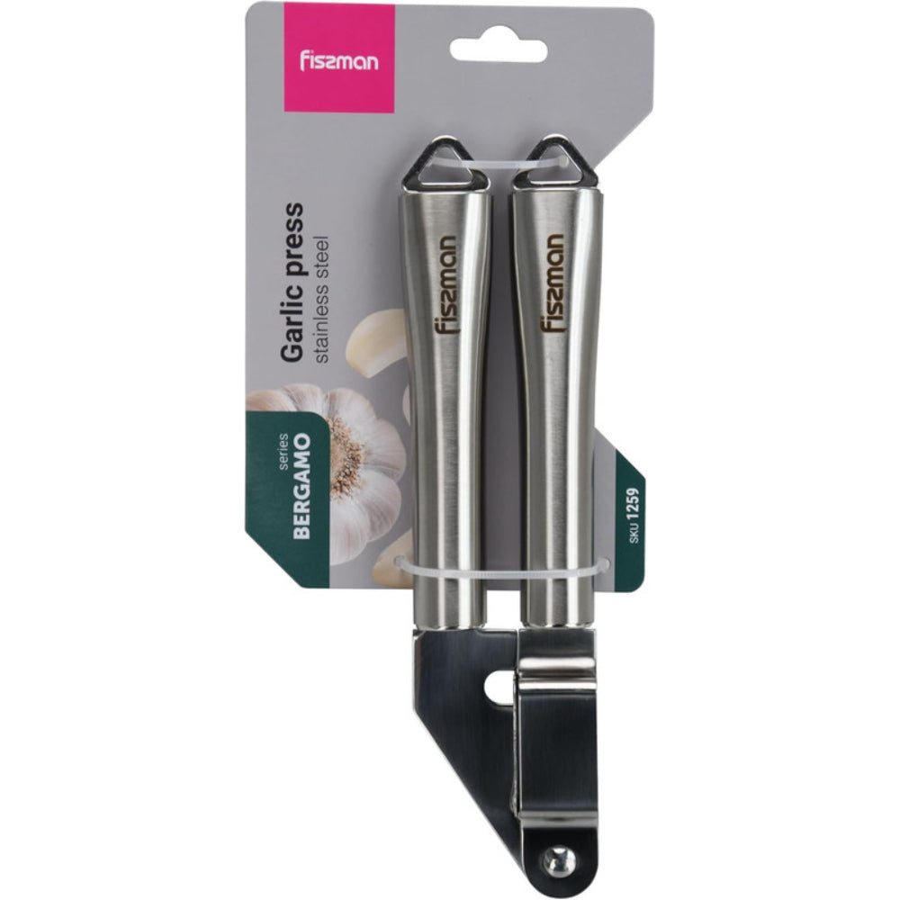 Fissman Heavy Duty Garlic Press Bergamo Series 20cm Stainless Steel