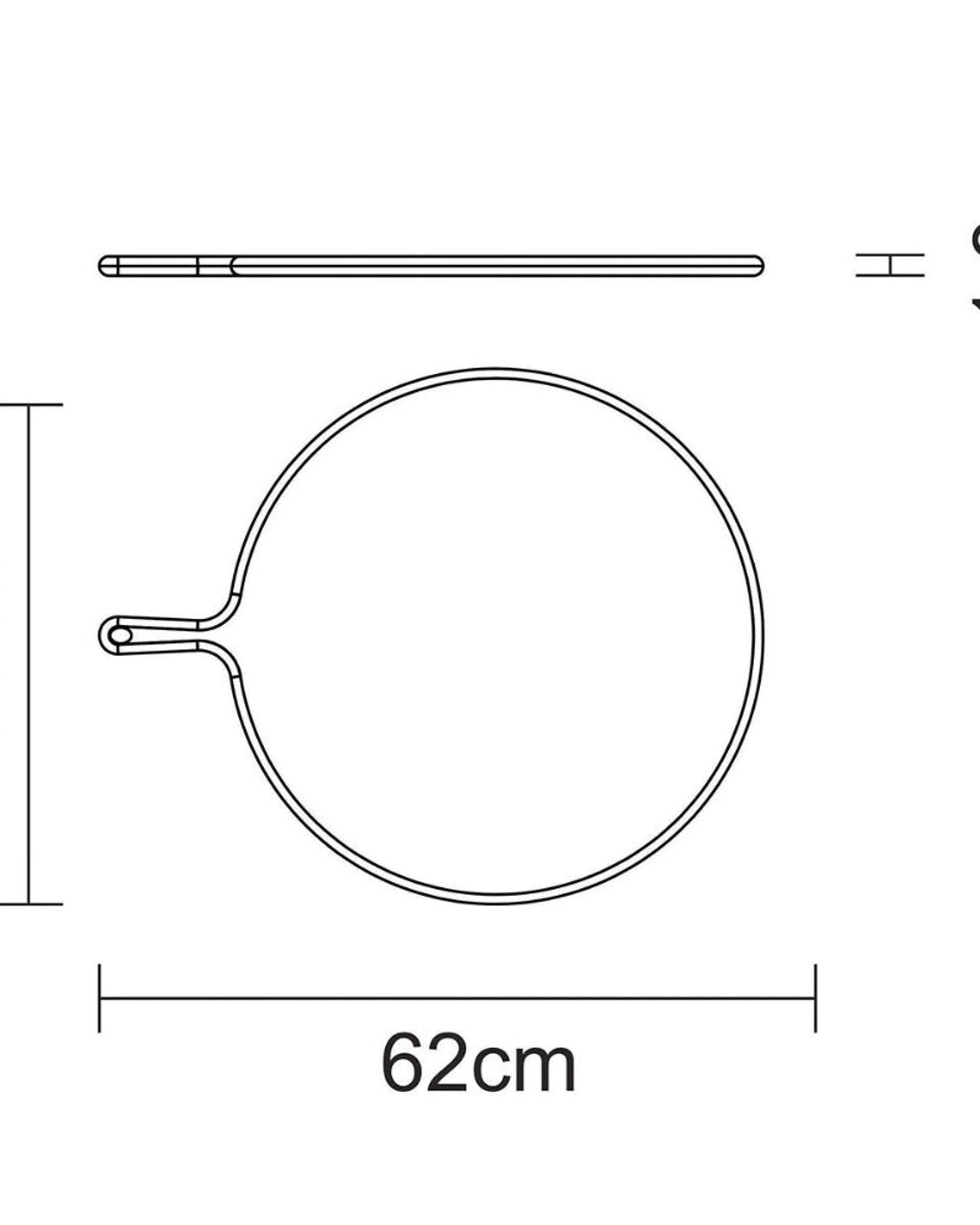 ترامونتينا منذ عام 1911، صنع في البرازيل، لوح بيتزا دائري ترامونتينا
