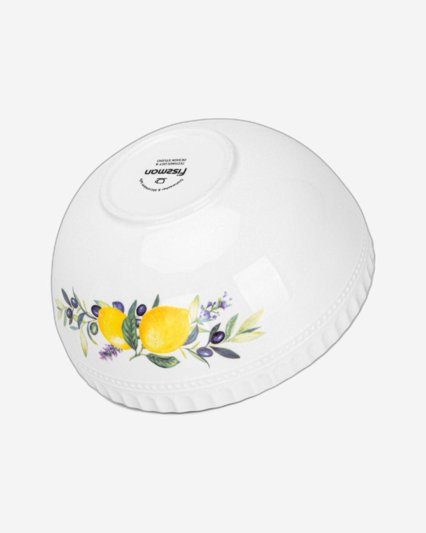 وعاء فيسمان من قطعتين من البورسلين بلون ليمون بروفانس، مقاس 16 سم
