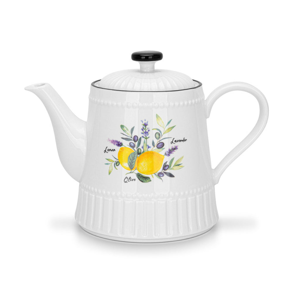 Fissman Tea Pot Lemon Provence Series 1000 ml Porcelain