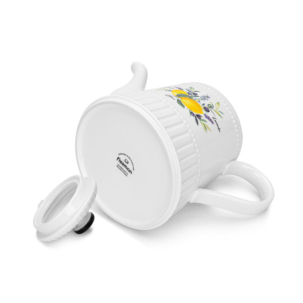 إبريق شاي فيسمان ليمون سلسلة بروفانس 1000 مل من البورسلين