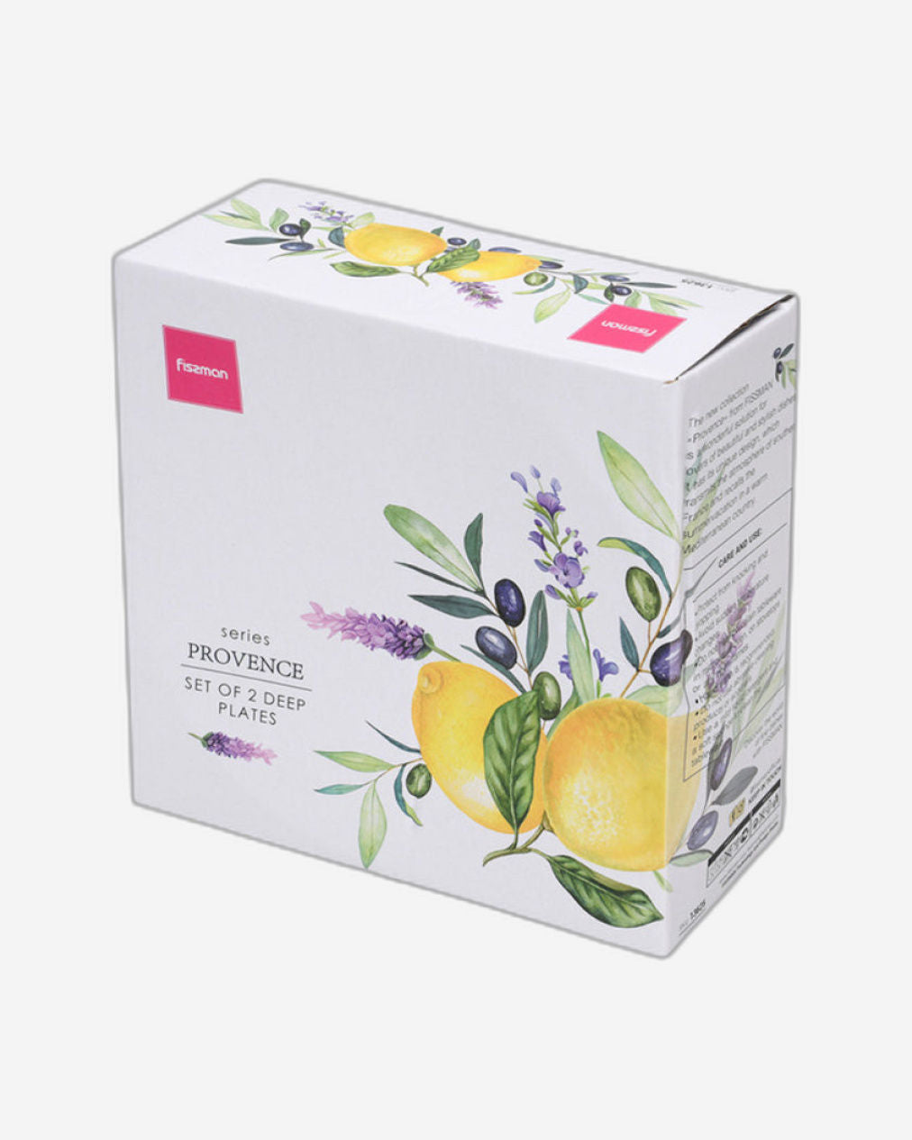 أطباق فيسمان العميقة من قطعتين، سلسلة ليمون بروفانس، 18 سم، بورسلين