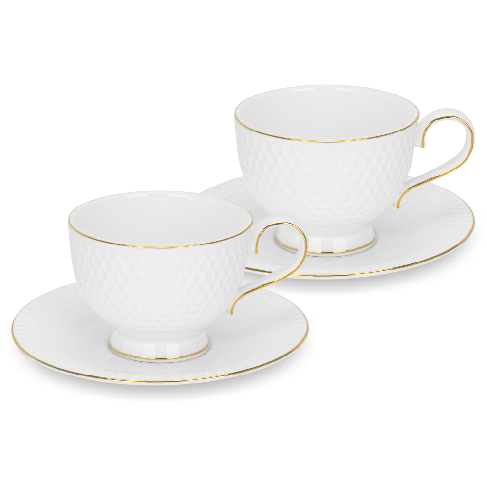 Fissman 2-Piece Cup and Saucer 200ml, Noemi Series