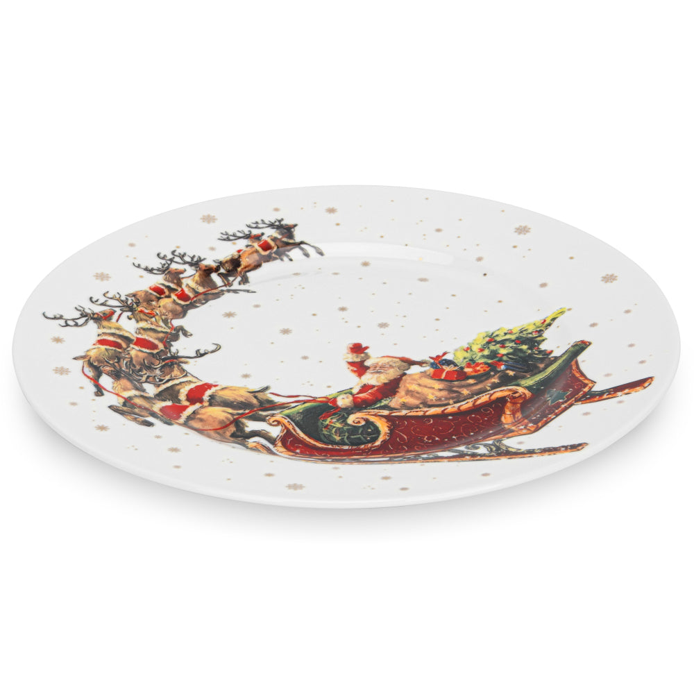 Fissman 2-Piece Plate Christmas, 19.5cm, New Bone China