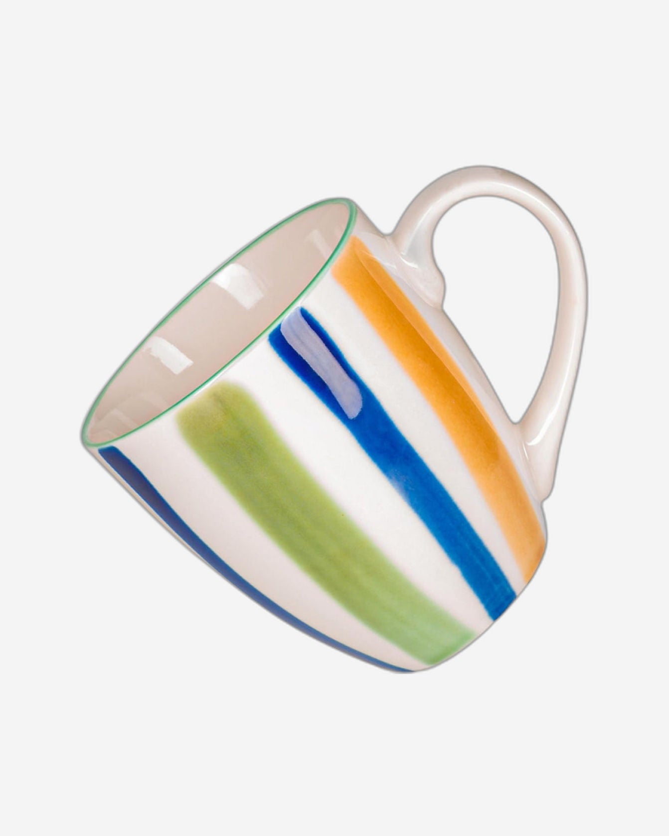 كوب فيسمان من البورسلين مكون من قطعتين بتصميم أنيق وبسيط سعة 430 مل