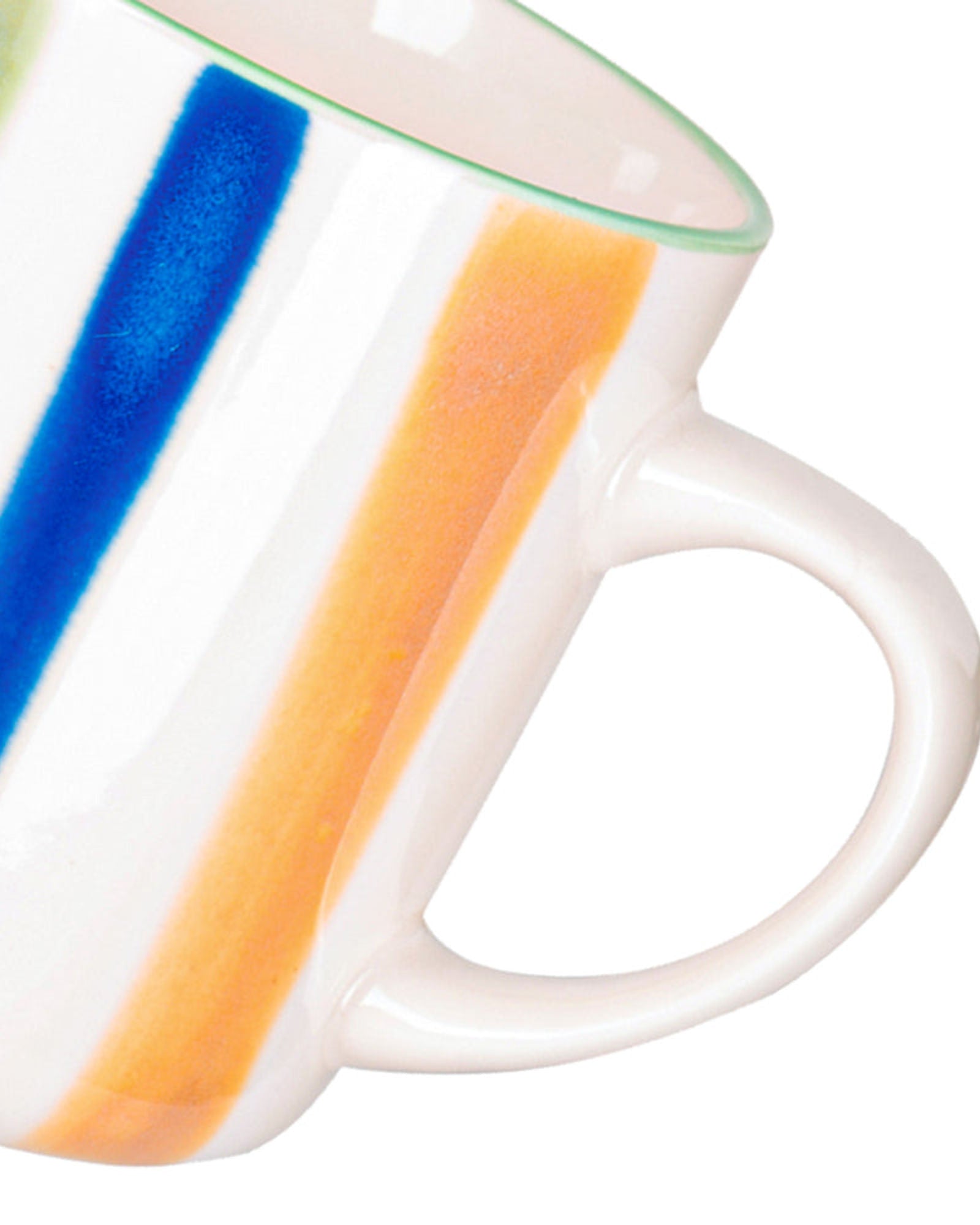 كوب فيسمان من البورسلين، قطعتين، بتصميم أنيق وبسيط، سعة 400 مل