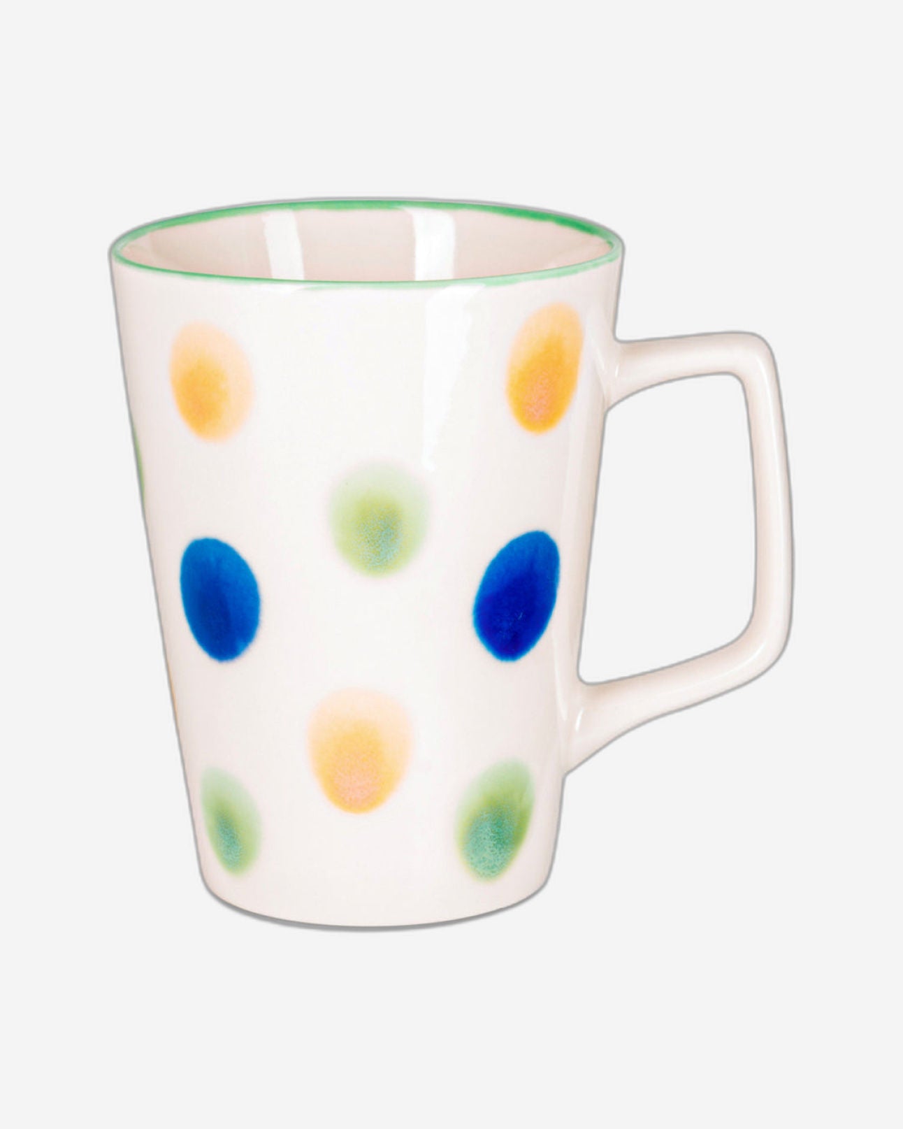 كوب فيسمان من البورسلين، قطعتين، بتصميم أنيق وبسيط، سعة 410 مل