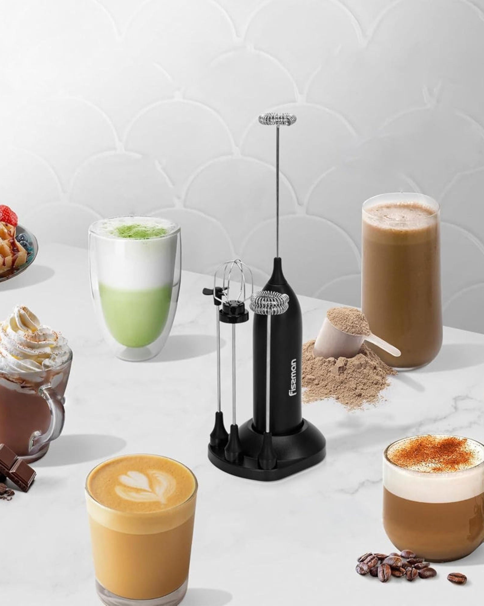 خلاط الحليب فيسمان (بلاستيك + فولاذ مقاوم للصدأ)