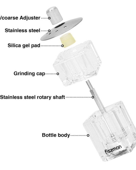 مطحنة ملح وفلفل فيسمان 9.5 سم (أكريليك)
