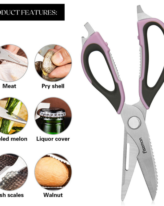 مقص فيسمان بنفسجي/فضي