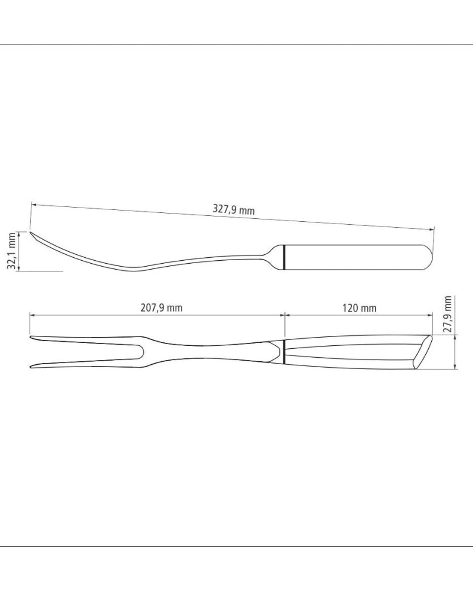 شوكة نحت ترامونتينا منذ عام 1911، صنع في البرازيل