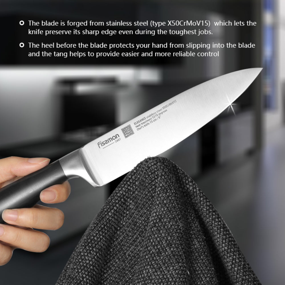 سكين الطاهي فيسمان 6 بوصات من سلسلة سكاكين إليجانس