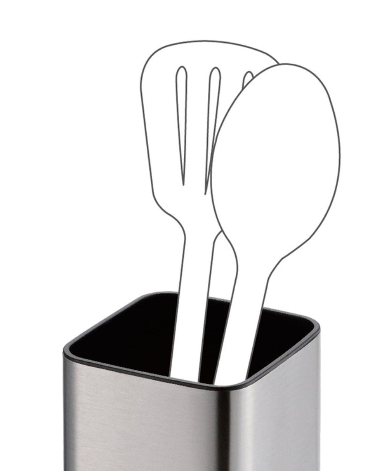 منظم أدوات المطبخ فيسمان 9.5×9.5×15.5 سم (فولاذ مقاوم للصدأ)