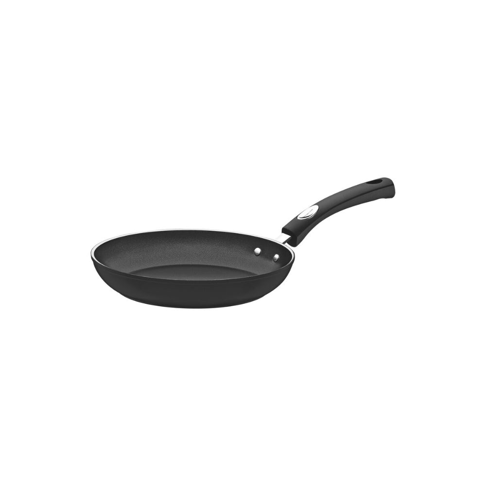 Since 1911 Made in Brazil Tramontina Mônaco Induction Aluminum Frying Pan with Black Interior and Exterior Starflon Premium Nonstick Coating, 20 cm, 1 L