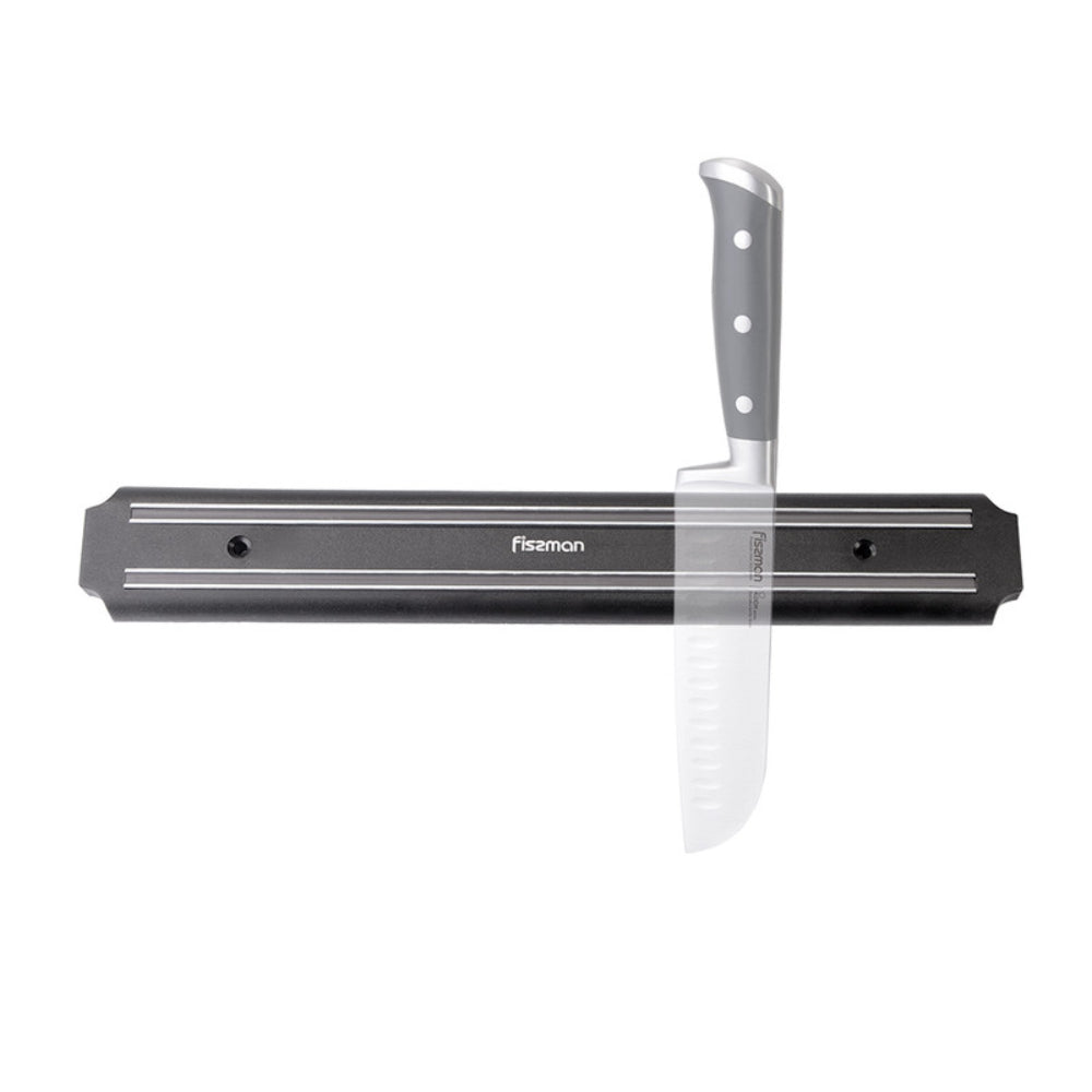 Fissman Wall Mounted Magnetic Knife Holder Black/Clear 38cm