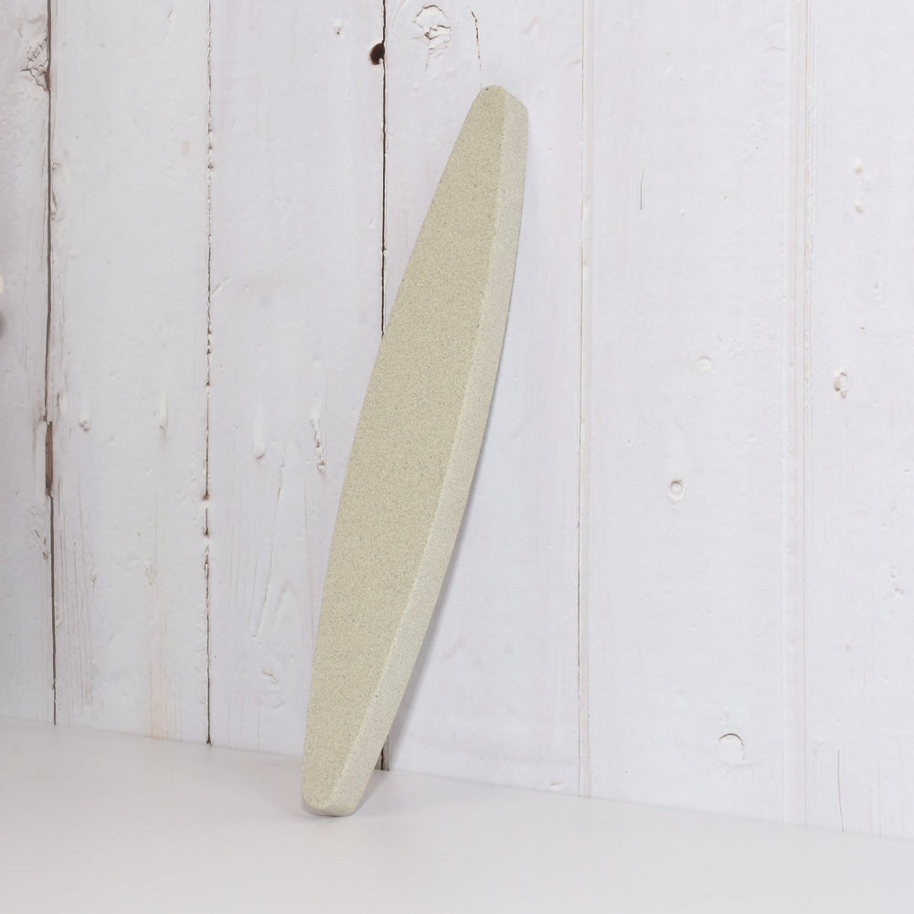 مبراة سكاكين فيسمان مع حجر شحذ من كوروندوم رمادي 24×3.5×1.5 سم