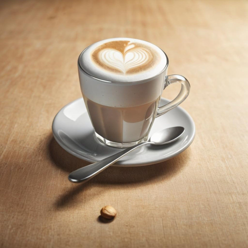 ملعقة لاتيه فيسمان، 3 قطع، 20 سم، ملعقة قهوة بمقبض طويل، طقم أدوات مائدة من الفولاذ المقاوم للصدأ، سلسلة فلافيا