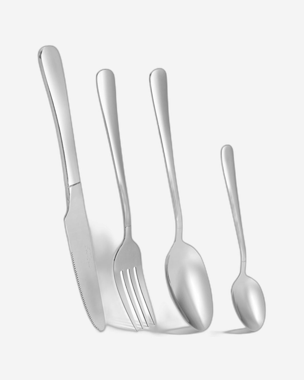 طقم أدوات مائدة فيسمان من 24 قطعة، من الفولاذ المقاوم للصدأ، سلسلة فوريو