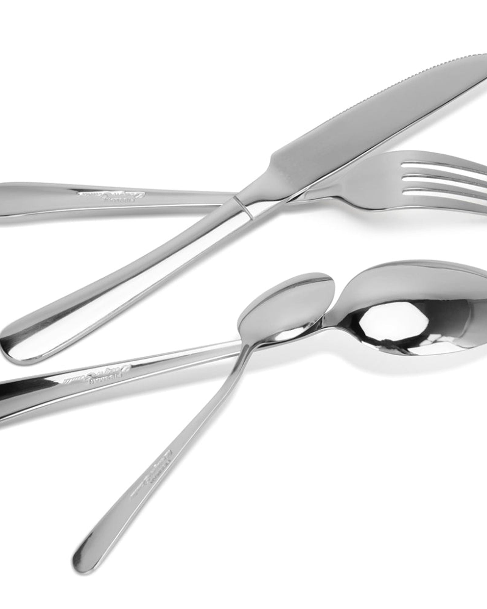 طقم أدوات مائدة فيسمان من 24 قطعة، من الفولاذ المقاوم للصدأ، سلسلة فوريو