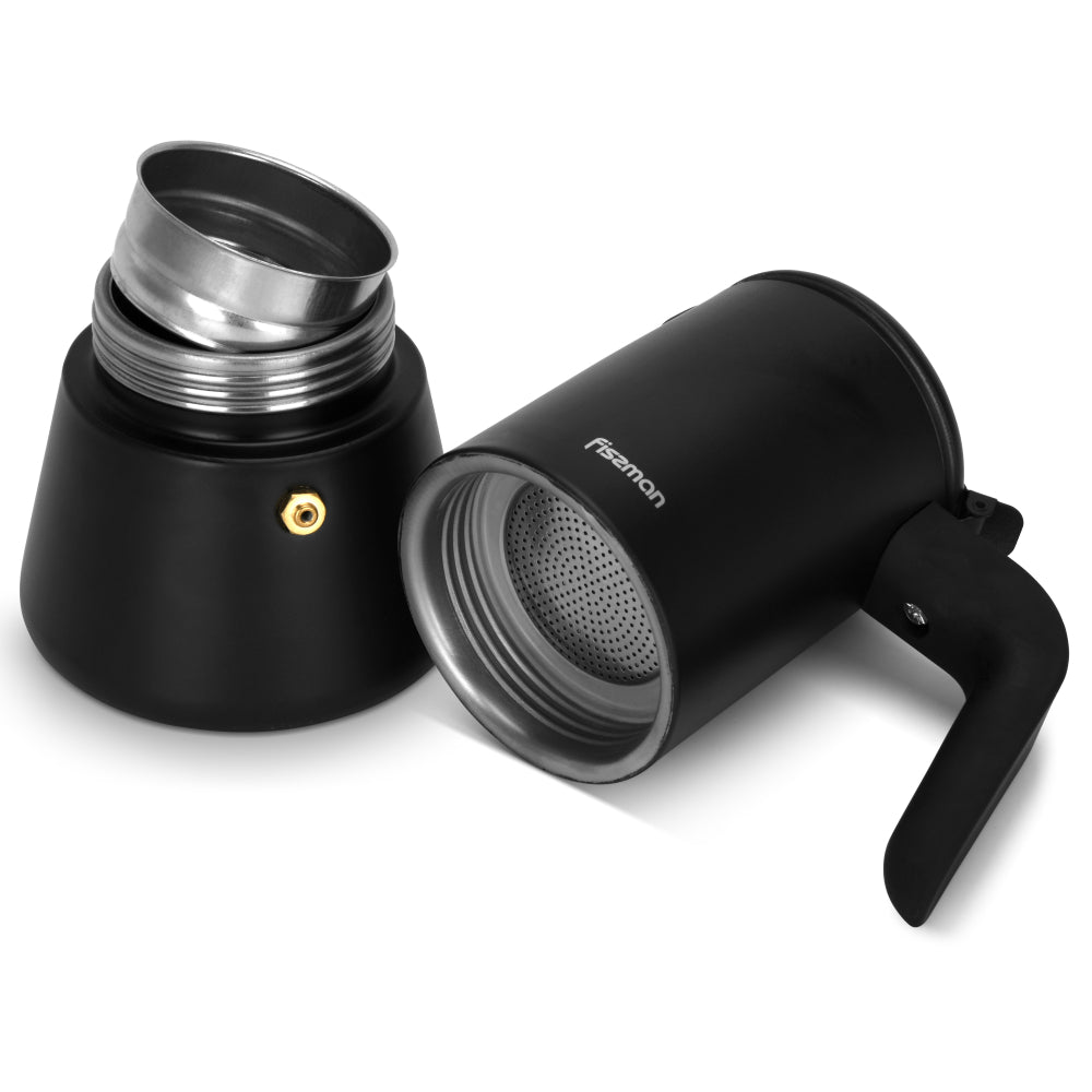 ماكينة صنع قهوة الإسبريسو من فيسمان، 300 مل، لون أسود