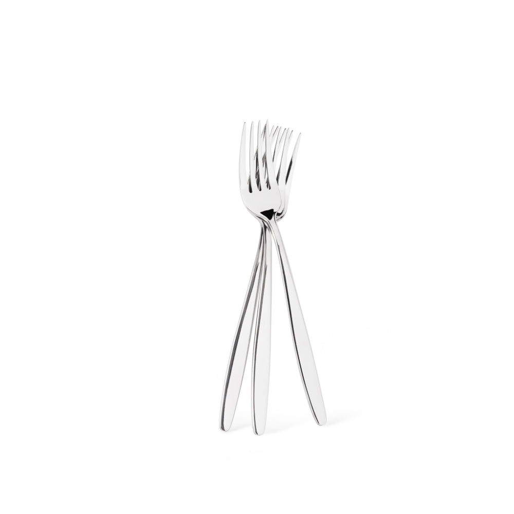 Fissman 3-Piece Dinner Fork 21cm, 18/10 Stainless Steel Cutlery Set TRENTO Series