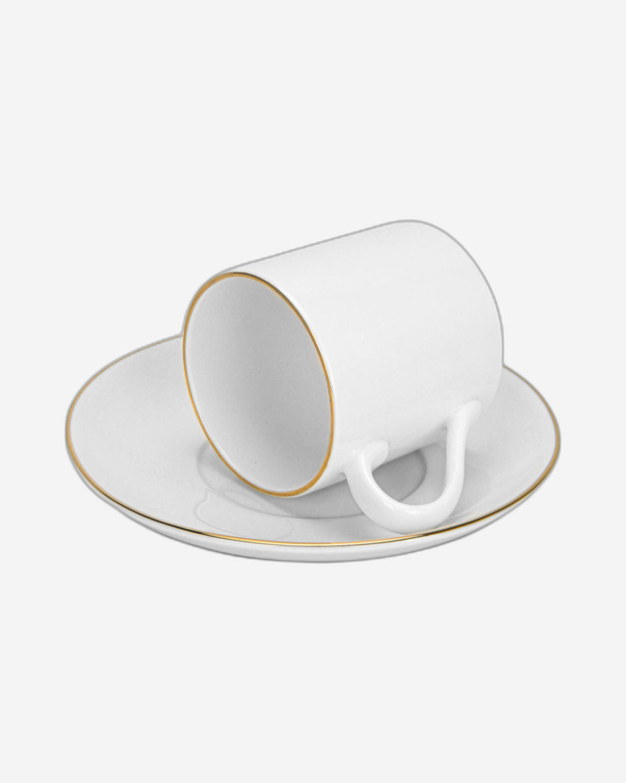 أكواب فيسمان من قطعتين، سلسلة فلوري، سعة 100 مل مع صحون، صينية عظمية جديدة