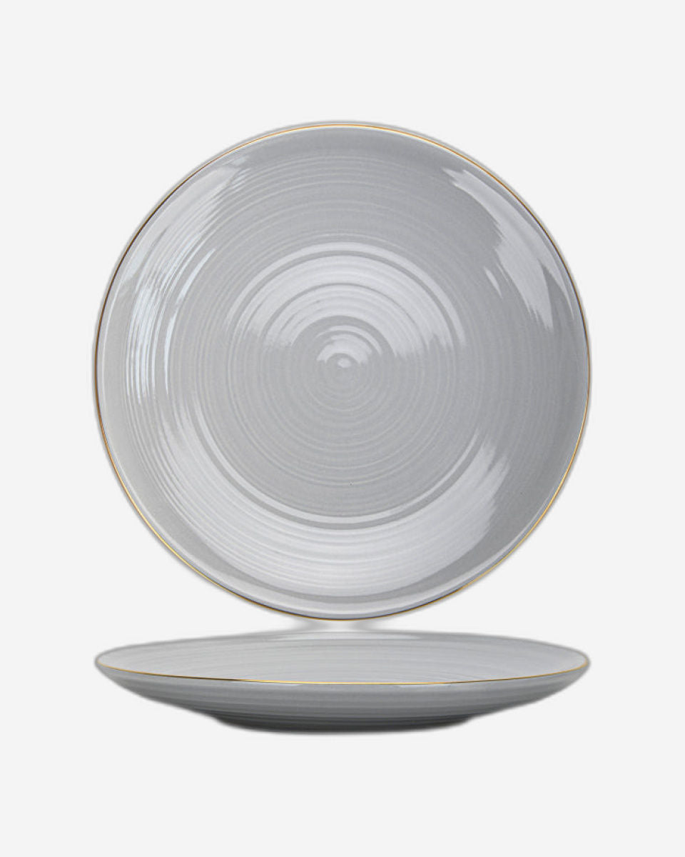 أطباق فيسمان فيرمينا رمادي 2 قطعة 21 سم