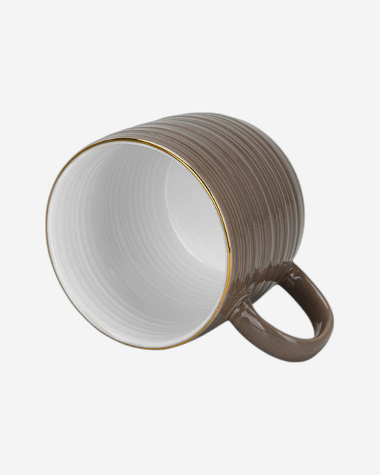 أكواب فيسمان من قطعتين، فيرمينا براون، 350 مل، صينية عظمية جديدة