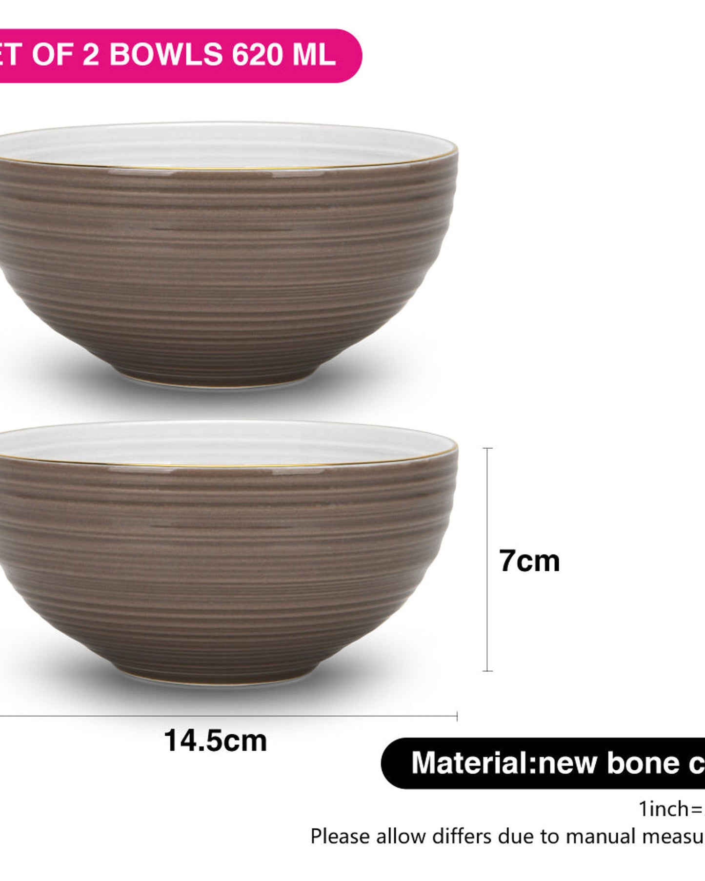 كرات فيسمان فيرمينا براون قطعتين 620 مل