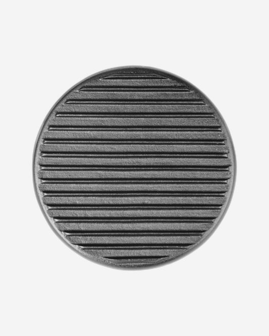 مكبس شواء فيسمان من الحديد الزهر الأسود 24 سم