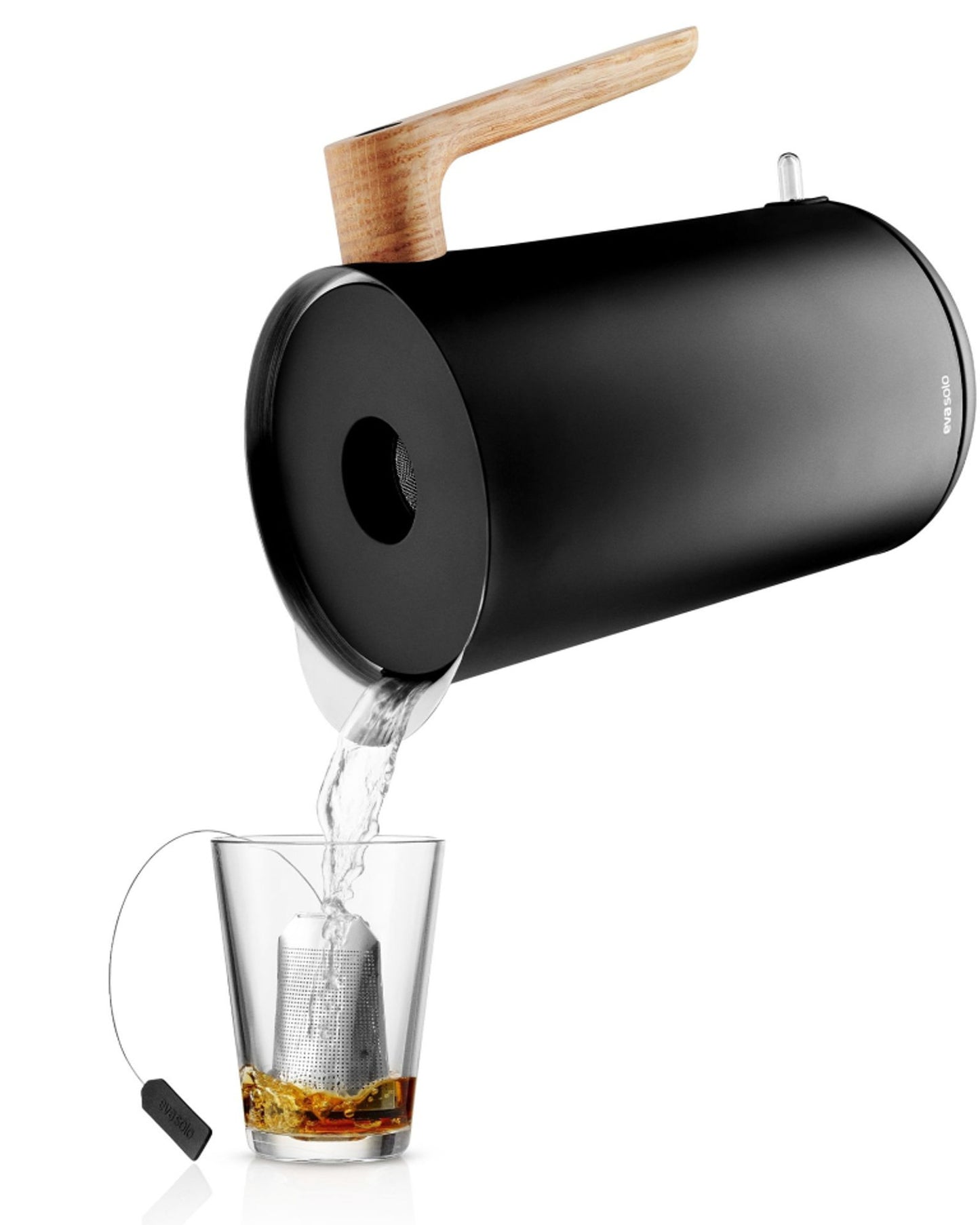 غلاية كهربائية إيفا سولو 502741 سعة 1.5 لتر، لون أسود، مطبخ نورديك