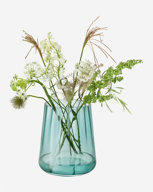 LSA Sea Green Lagoon Vase H24cm