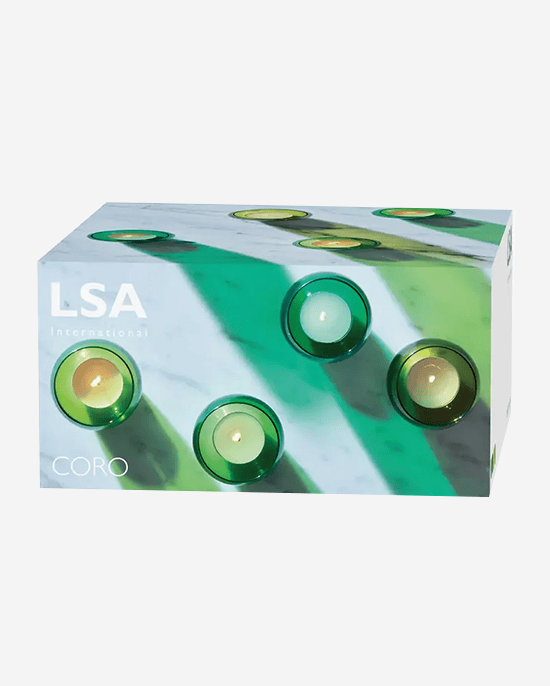 حامل شموع صغير LSA Coro Leaf مشكّل