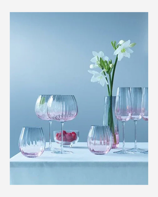 LSA Dusk Pink Grey Balloon Goblet 650ml