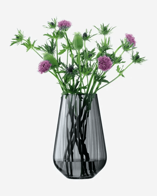مزهرية LSA Sheer Zinc بارتفاع 28 سم