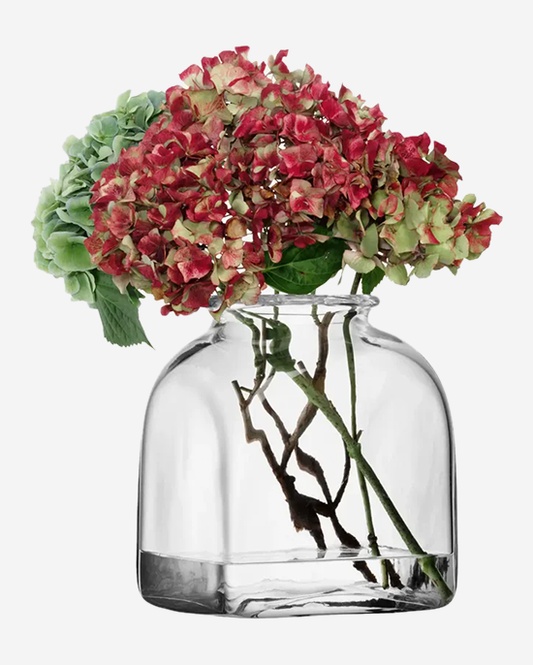 LSA Umberto Vase H24cm Clear